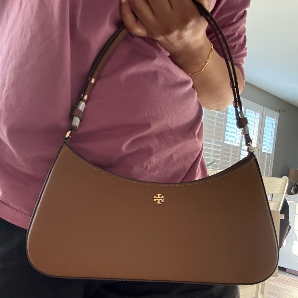 Unique NWT Tory Burch Women’s Emerson Shoulder Bag (Moose) - Picture 3 of 6